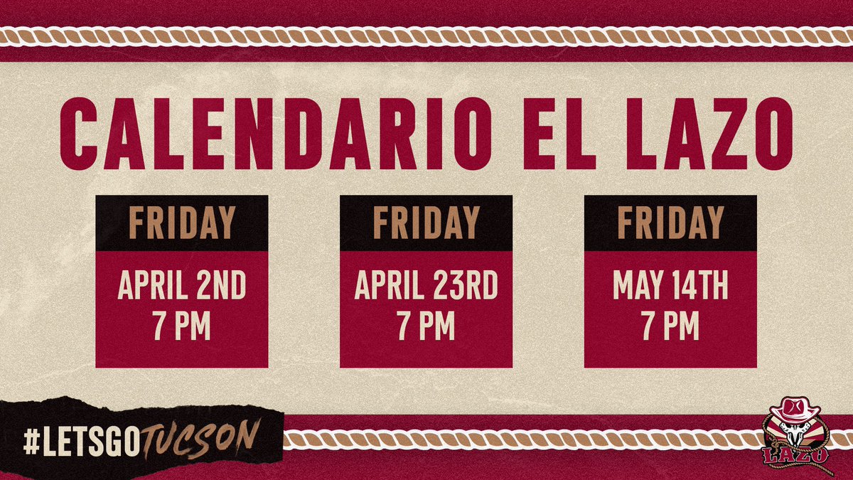 RoadrunnersAHL's tweet photo. 🤠🌵☀️

👉🏽 https://t.co/7S1OL4csBs

#LetsGoTucson https://t.co/4c0XrRDGwa