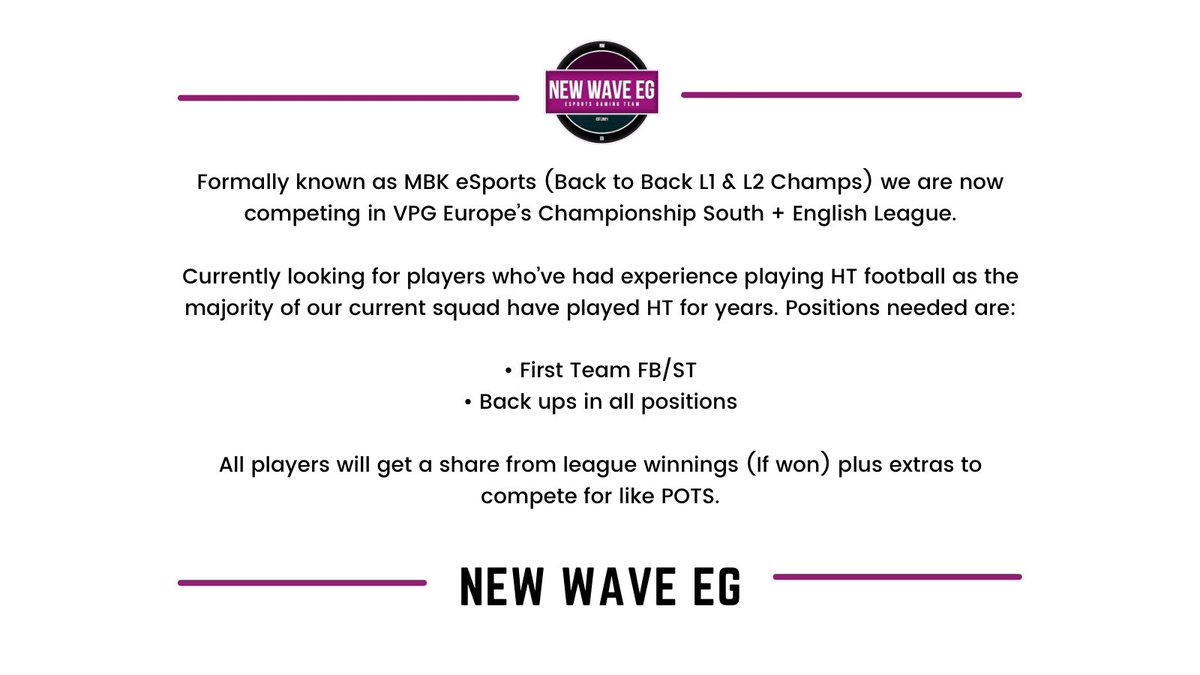 New Wave EG tweet media