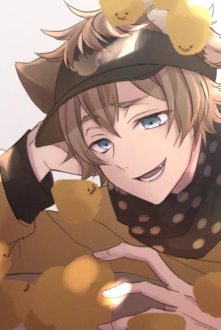 # いいねの数だけラギー・ブッチに ヒヨコをのせる
いいねありがとうございました?
気持ち溢れて42羽だったのを6羽ほど追加しちゃった!笑 