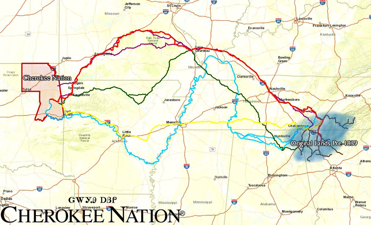 Today, March 24, marks 182 years ago that one of the final groups of Cherokees ended their journey across the Trail of Tears, concluding one of the darkest chapters in our history. Today, and everyday, we remember all of those who were lost, as well as those who survived.