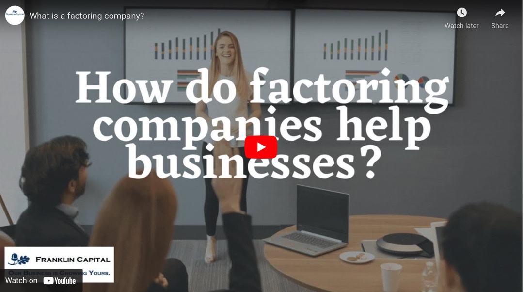 CapitalFranklin's tweet photo. What is a factoring company? The latest video from Franklin Capital explains it all! https://t.co/NDp49mlepx

Give Franklin Capital a call today at (847) 579-4780 to see why they are the right invoice factoring company for your business. #Factoring #ARFinancing #BusinessFunding https://t.co/dCoYsDwE3E