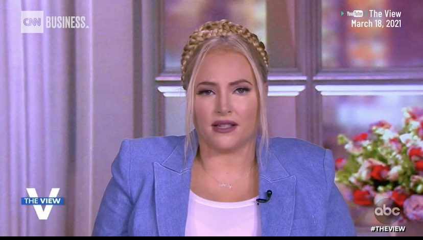 youonlyLIBonce's tweet photo. No one has ever wanted to be fired from a job more than Meghan McCain’s hair stylist https://t.co/gQm7p2Oiwn