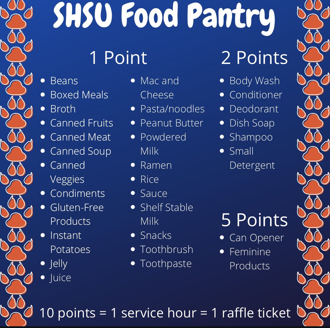 SamHouston_SGA's tweet image. Looking for volunteer/ community service opportunities? Participate in Bearkat All-Paws In AKA BAPI! 
BAPI is our Annual Community Service Event catered to serve the Huntsville Area, but this year, due to COVID, things are a bit different this year!