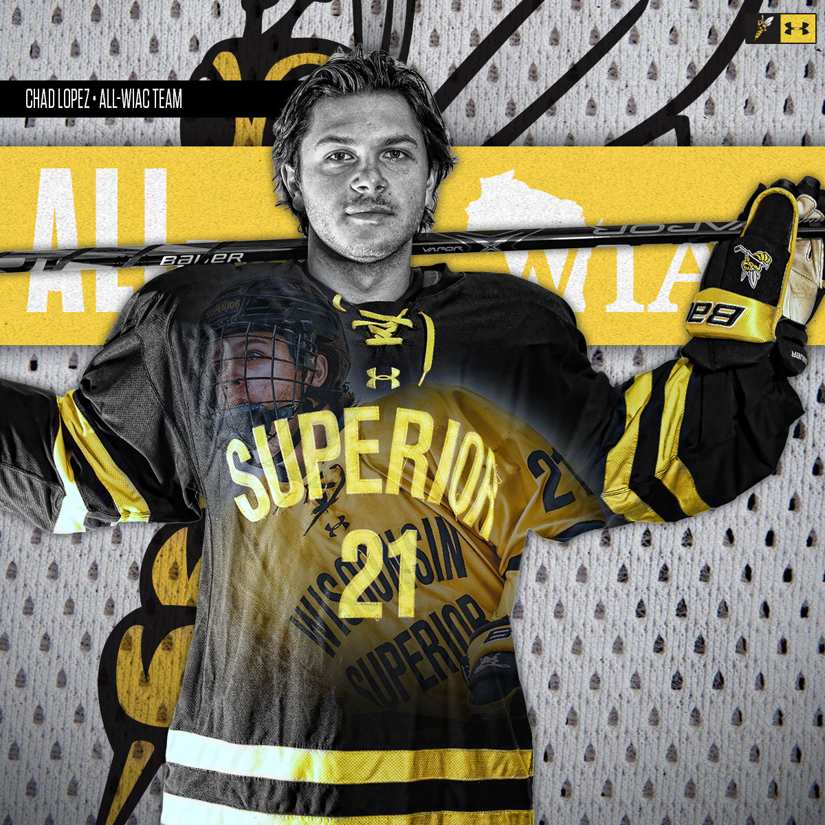 uwsathletics's tweet photo. Congratulations to @UWSMensHockey’s All-@wiacsports honorees!

📰 https://t.co/2wXEX8TA3U

#WeAreSuperior https://t.co/3z1XyQpcpk