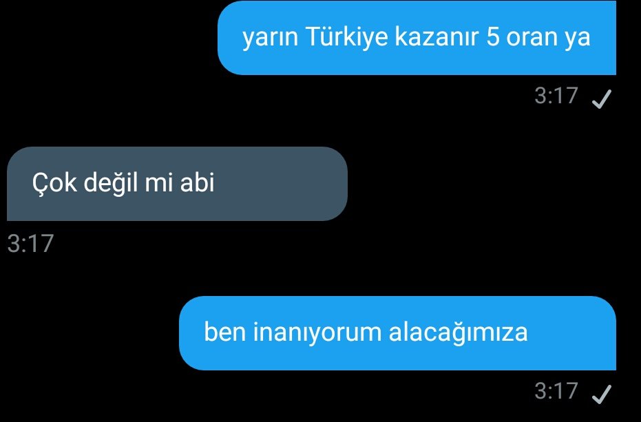 verstapengaming's tweet photo. 2 gündür sohbet ettiğim herkese Türkiyenin oranından, çok inandığımdan bahsettim fakat şimdi sorunca hiçbiri ciddiye almamış :( 5 oran ya, tertemiz, tekrardan tebrikler milli takım 👏 sonu gelsin 🏆 https://t.co/b1lneorepN