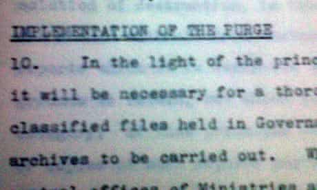 "Clear instructions were issued that no Africans were to be involved: only an individual who was "a servant of the Kenya government who is a British subject of European descent" could participate in the purge."