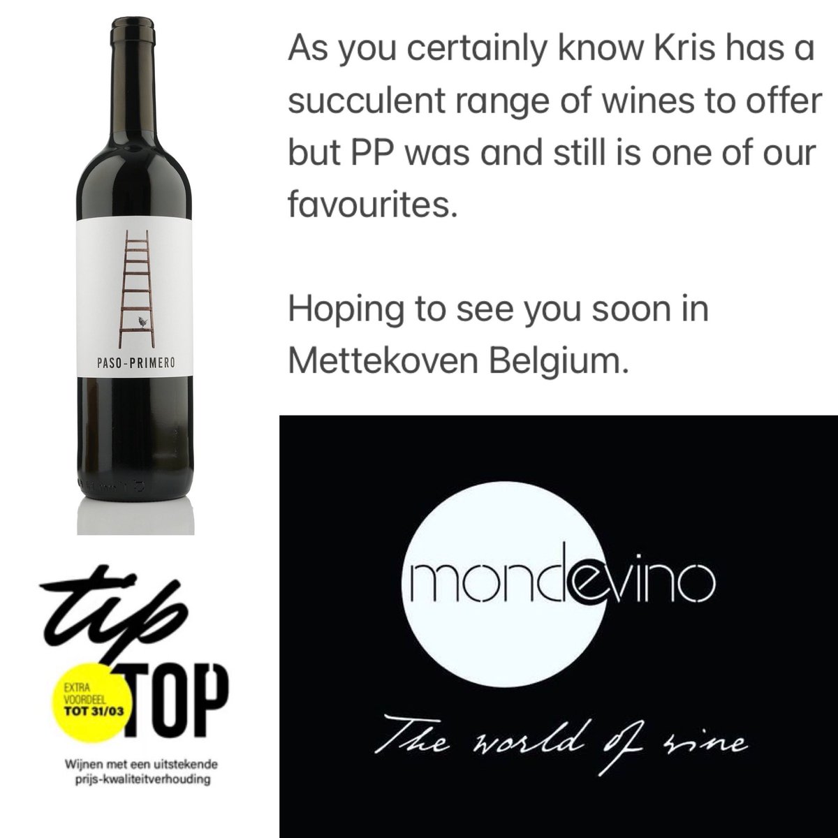 It’s always great when someone gets in touch to say they like our wines but today we had a message from Belgium. 

BELGIUM 🇧🇪!! 

I still can’t believe our wines are sold in Belgium but there we are. Happy customers making me happy in return and I’m absolutely chuffed to bits.