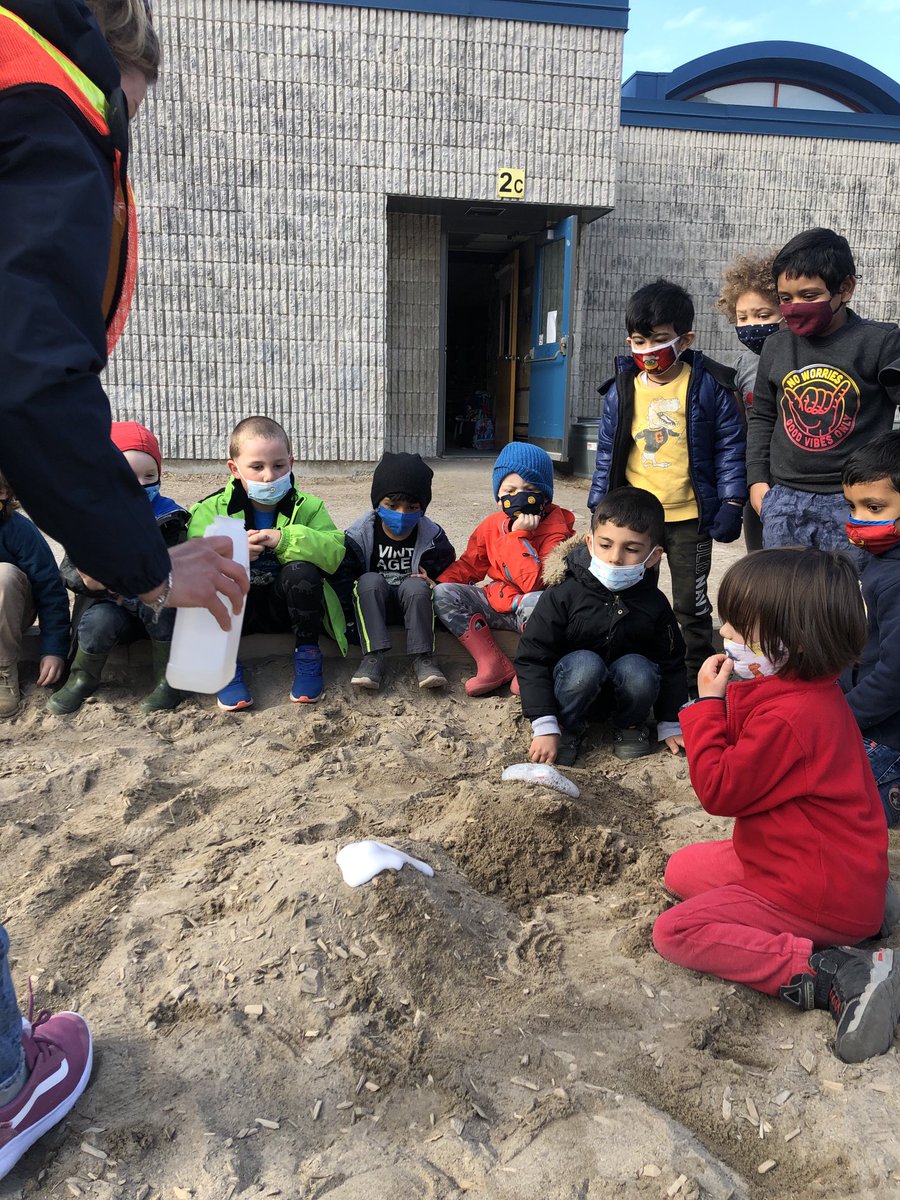 Building sand volcanoes because volcano starts with v, and what other reason do you need?
⁦<a href="/EcoSchoolsTDSB/">TDSB EcoSchools</a>⁩ ⁦<a href="/TDSB_Islington/">Islington JMS</a>⁩