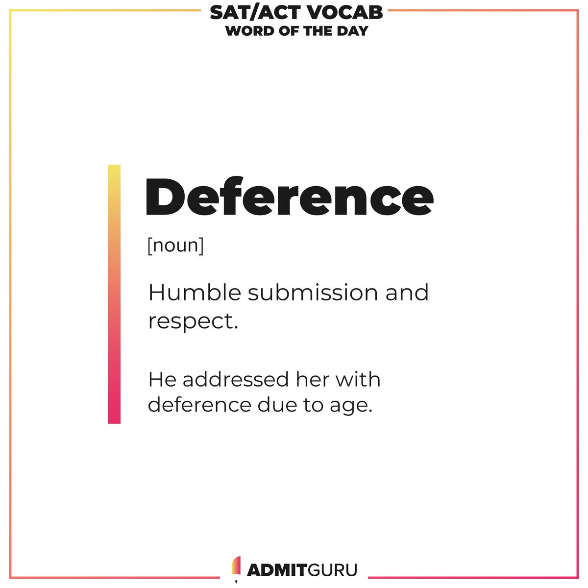 admitguru_'s tweet photo. Write a sentence using this word in the comments! Practice makes perfect ✏️⁠
⁠
#vocabularywords#vocabularybuilding#vocabularylearning#vocabularybuilder#englishvocabulary https://t.co/Csetu05bMQ