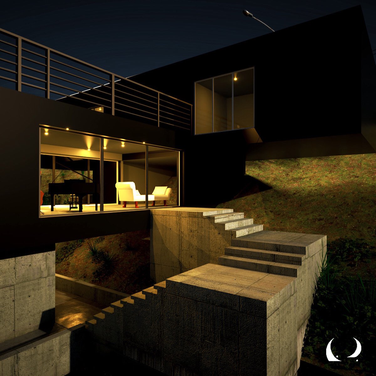 0laJacobs's tweet photo. THE BLACK VILLA CONCEPT. ⭐️
Designed by - Ola Ipinmoroti
Modeling with #sketchuppro & Visualized and rendered with #vraynext
Hit me up for freelance: 👍🏼
☎️ - 08029222753
📧 - olaoluwaipinmoroti@gmail.com https://t.co/UxPX9Zsz08