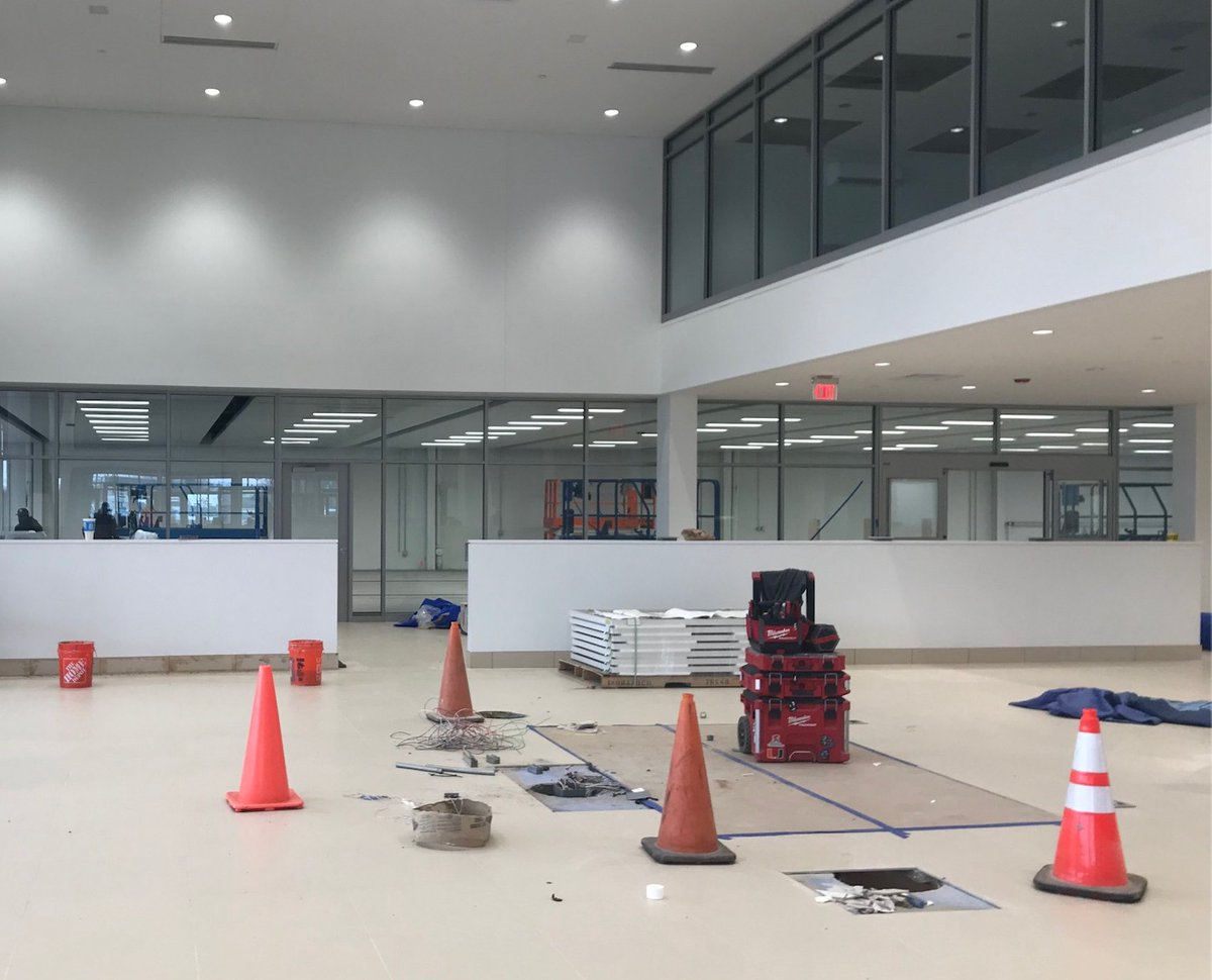 REDCOMLLC's tweet photo. We're nearing the finish line at our Open Road BMW project in Edison, NJ! Our team is currently working on the installation of the tile and furniture!
For more progress photos, visit our website:
https://t.co/zKbLBp65MK
#GivingYourDreamsStructure #NJDesignBuild #Dealership https://t.co/5f5injuoCz