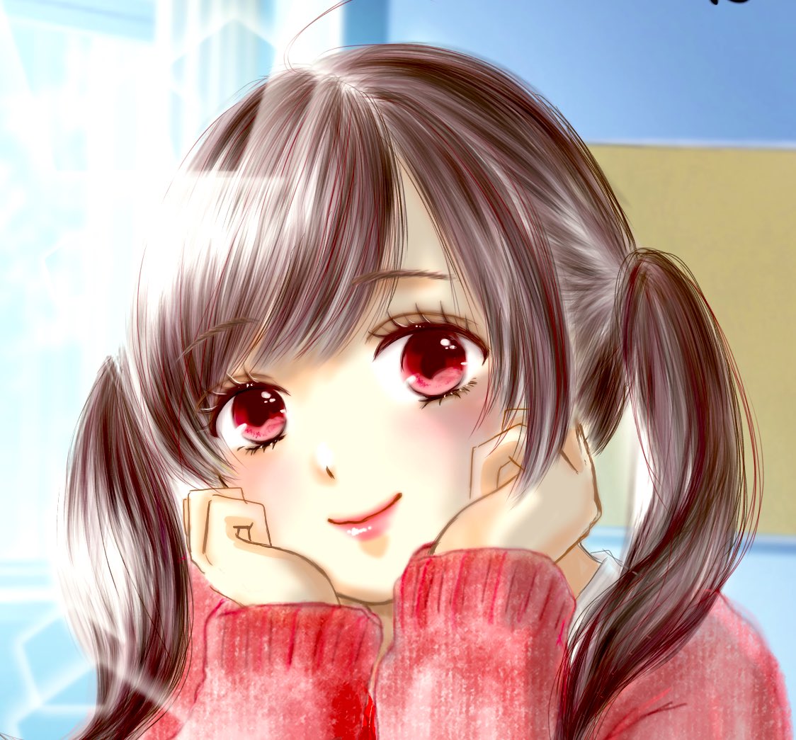 おとよ S Tweet イラスト好きな人と繋がりたい 絵描きさんと繋がりたい 後ろの席の あざと可愛い君 Trendsmap