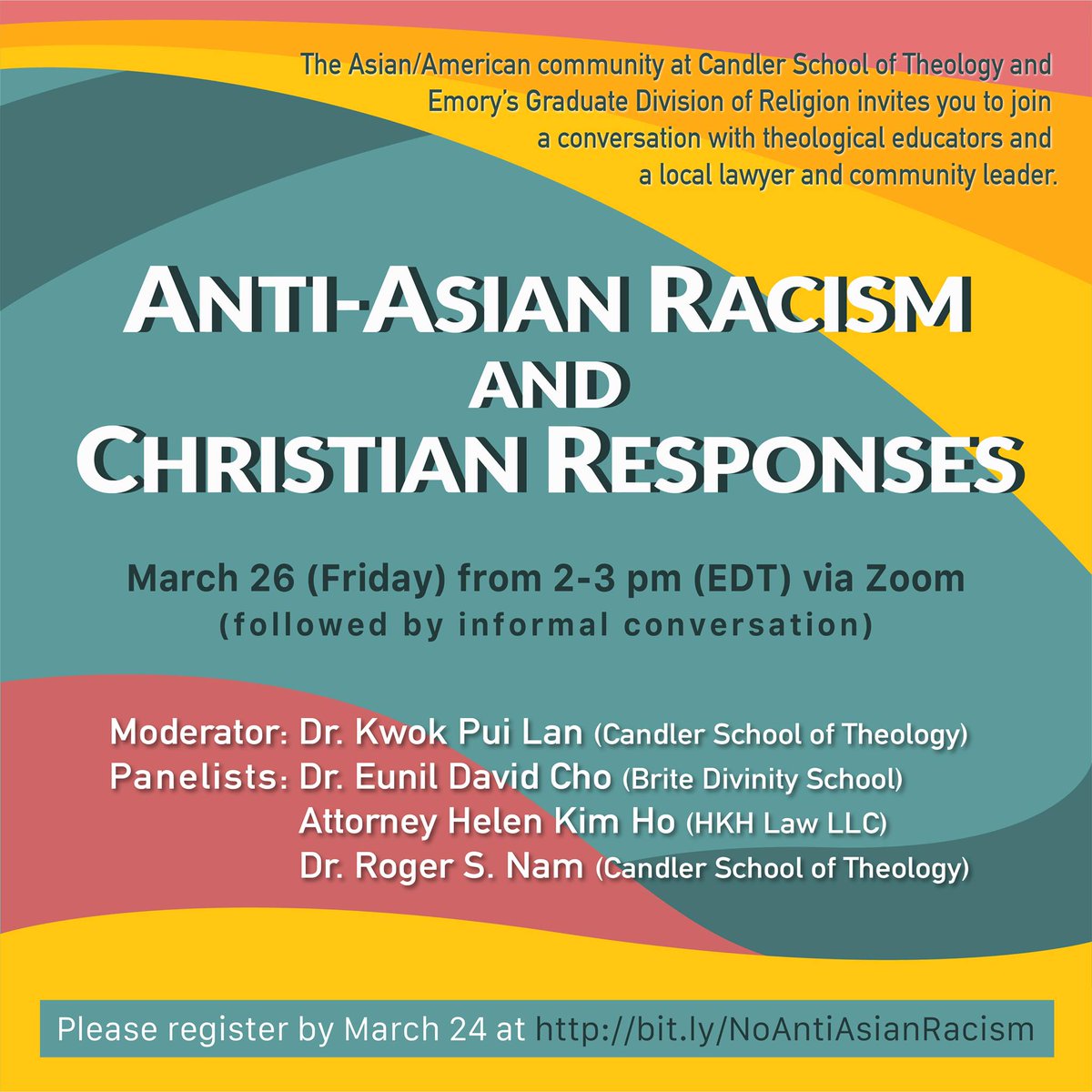 We stand with the Asian-American and Pacific Islander community as we advocate against the rise of anti-Asian racism and violence that has occurred in the past year, and continue to fight for justice and the flourishing of all creation. 

bit.ly/NoAntiAsianRac…