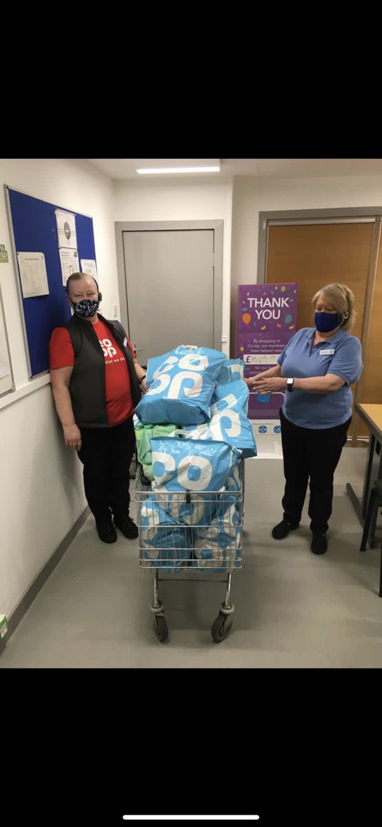 LocalMoodiesb's tweet photo. A huge thank you from Team Muirhead to our wonderful customers who donated to the Food bank @peterpalm18 @coopuk #ItsWhatWeDo https://t.co/xBwNxNEeJb