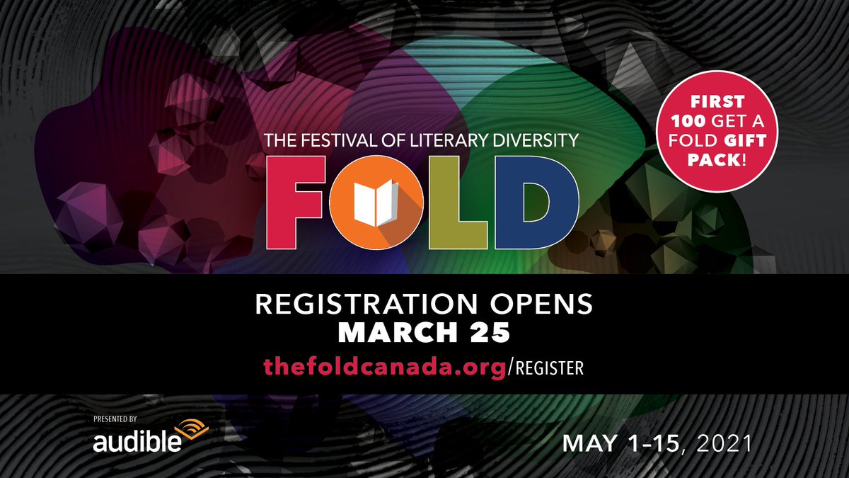 Remember: the first 100 registrations for #FOLD2021 receive a FOLD pack of goodies! Registration opens tomorrow at 11am EST!