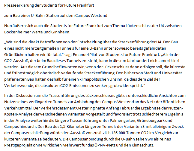 Students For Future - Frankfurt am Main tweet media