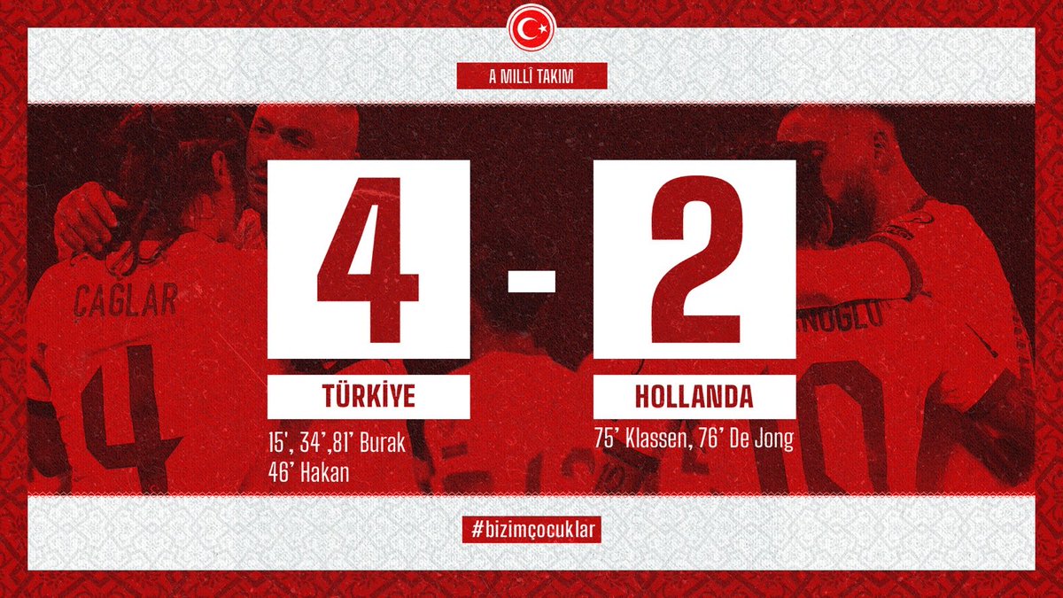 tourguide_'s tweet photo. Bravo #millitakım harikasınız... 

Çok güzel oldu çok güzel.
🇹🇷🇹🇷🇹🇷🇹🇷🇹🇷🇹🇷
Elemelere 3 puanla başlamak, bir dünya devine 4 atmak.
Burak, Uğurcan çok büyüksünüz
🇹🇷🇹🇷🇹🇷🇹🇷🇹🇷🇹🇷
#BizimCocuklar https://t.co/rf079K5uLg