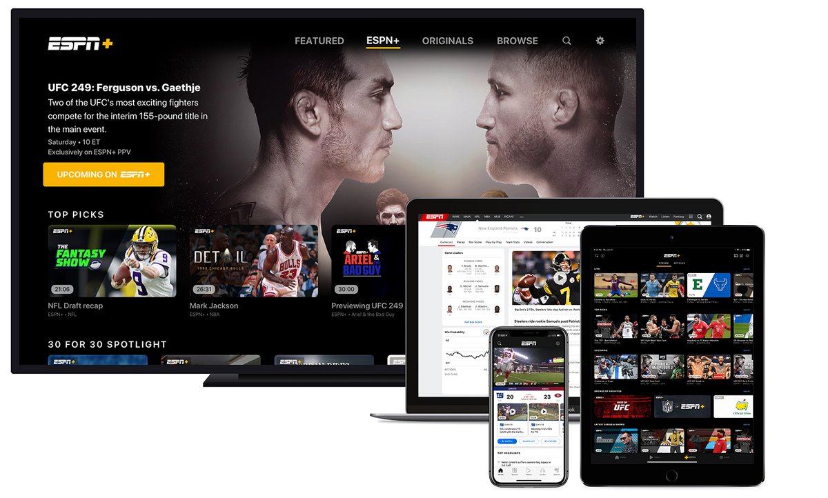 ESPNPR's tweet photo. ESPN Digital celebrates 3 YEARS as the No. 1 U.S. sports property

∙ Best Feb. on record | 93.7M uniques (+6% YOY)
∙ App | 19M uniques, 1.4B mins
∙ Social | 339.3M total actions, TikTok followers up +263% YOY, highest among sports media brands

Details: https://t.co/VITGx6Pd3m https://t.co/at43tMcmXb