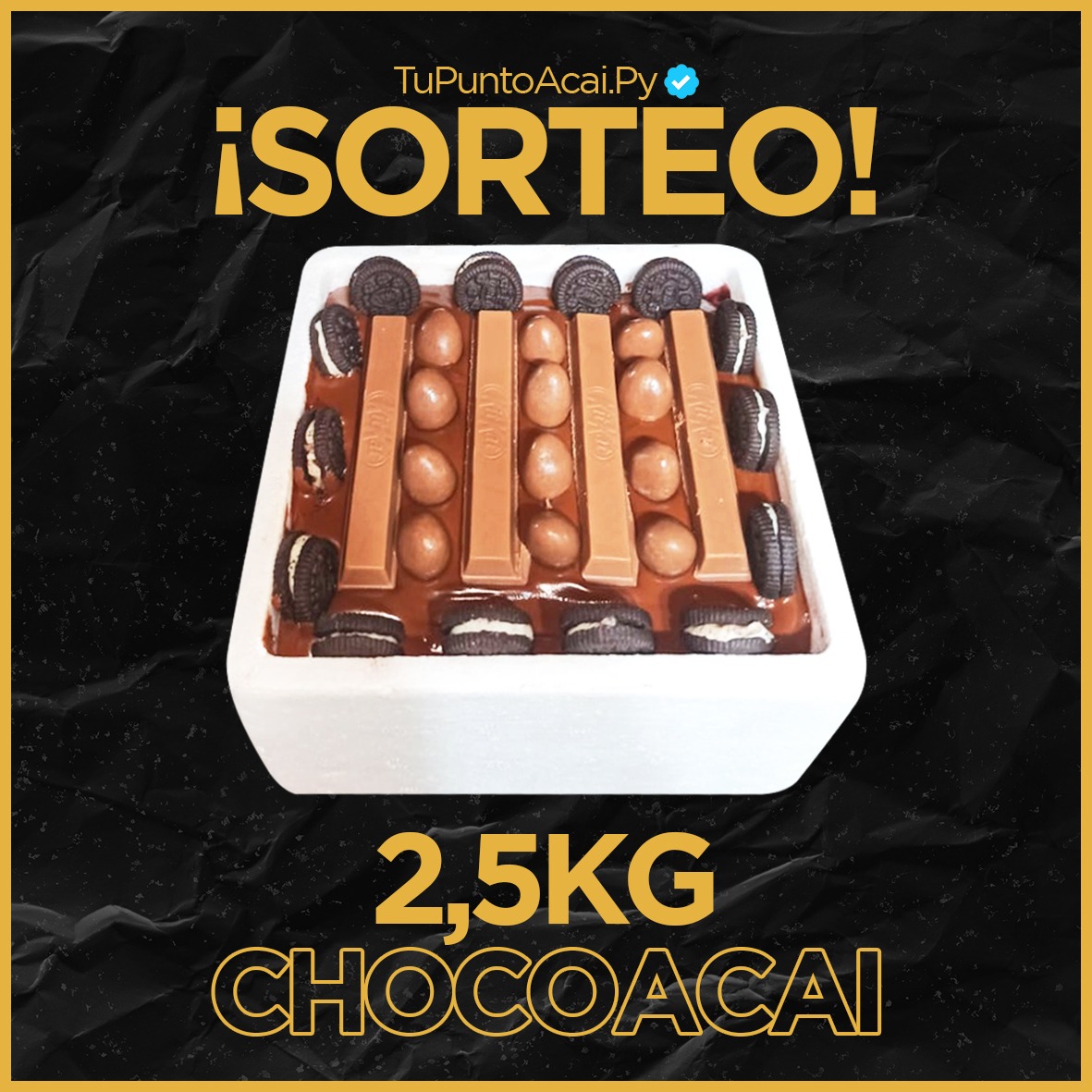 TuPuntoAcaiPy's tweet image. ꜱᴏʀᴛᴇᴀᴍᴏꜱ ᴜɴ ᴘᴏᴛᴇ ᴅᴇ 2,5ᴋɢ ᴄʜᴏᴄʟᴀᴄᴀɪ
💜𝗣𝗮𝘀𝗼𝘀 𝗽𝗮𝗿𝗮 𝗽𝗮𝗿𝘁𝗶𝗰𝗶𝗽𝗮𝗿💜
• Dale like a este tweet
• Retwettea 
• Listo! Estas particpando
𝗦𝗼𝗿𝘁𝗲𝗮𝗺𝗼𝘀 𝗲𝗹 𝗷𝘂𝗲𝘃𝗲𝘀 𝟮𝟱 𝗱𝗲 𝗺𝗮𝗿𝘇𝗼