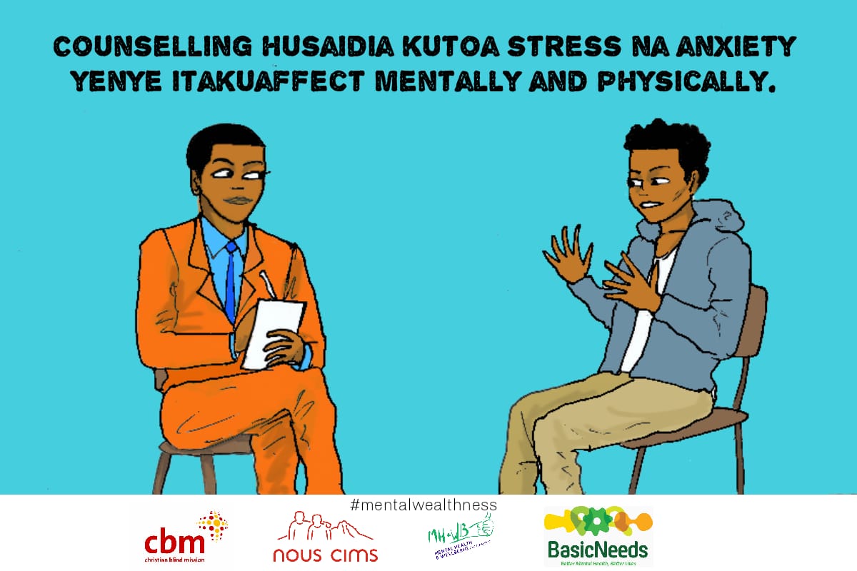 RaylerMongare's tweet photo. Apart from professional counselling, also talking to a friend or someone u trust really helps a lot....
#MentalWealthness        
#speakup
@BasicNeedsKenya 
@cbmkenya
@cbmuk 
@nouscims https://t.co/vzSPvfF33W