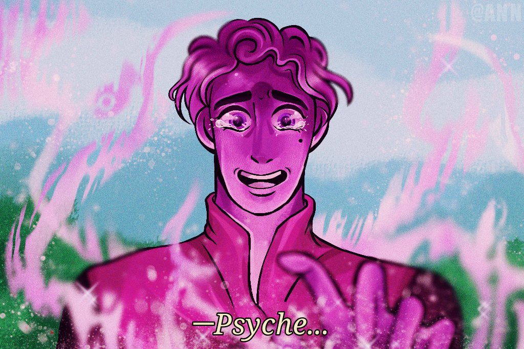 Annt_bt's tweet photo. Psyche and Eros.💞💜
↪@used_bandaid 
#LoreOlympus #LoreOlympusFanart #Myart https://t.co/NsYKOQMGgP