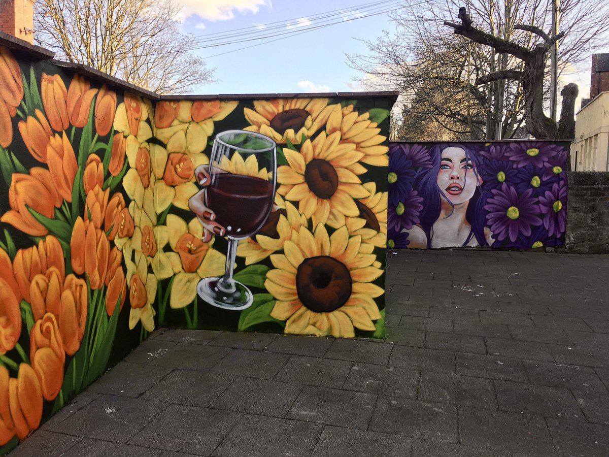 creativeginger1's tweet photo. It’s been awhile since I tweeted last... here is a look at a mural we are currently painting for the Queen Vic in Gosforth https://t.co/z2SF5vx0T3