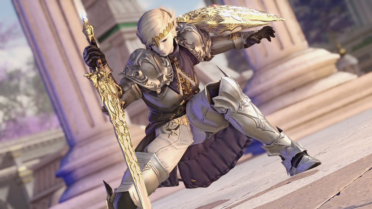 karotte2188's tweet photo. #ffxivsnapschallenge "Show off your weapon"
Well, just finished Excalibur yesterday. Gotta show it off now. βοΈ
#weapon #SwordandShield #Excalibur #ffxivPLD #femroe #roegadyn #roegadame #EorzeaPhotos #FFXIV #ffxivsnaps #FF14 #GPOSERS #gpose #GShade https://t.co/0E0KDzHW2Y