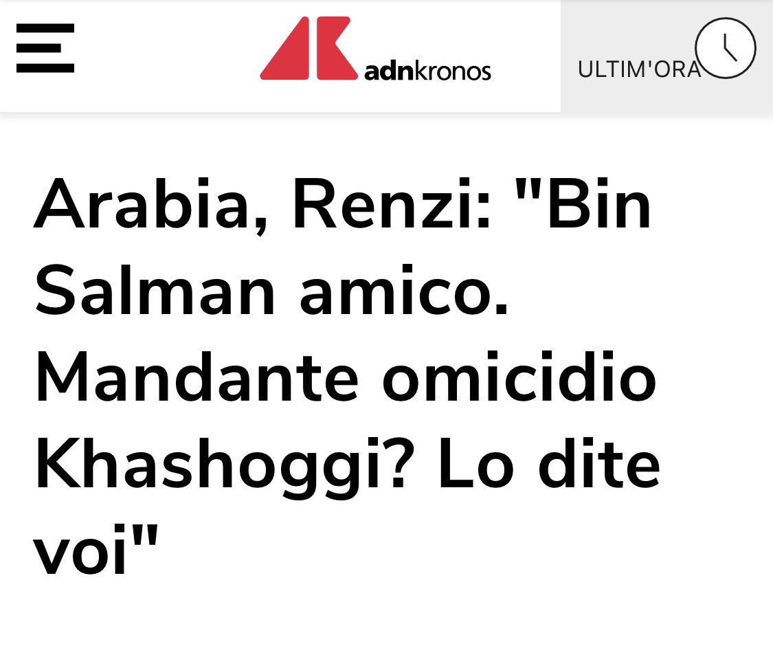 Nessun leader democratico al mondo avrebbe il coraggio di dire parole come queste. Neppure a pagamento.
Bin Salman è un nemico dei diritti umani e riconosciuto universalmente come mandante dell’omicidio di #Khashoggi.