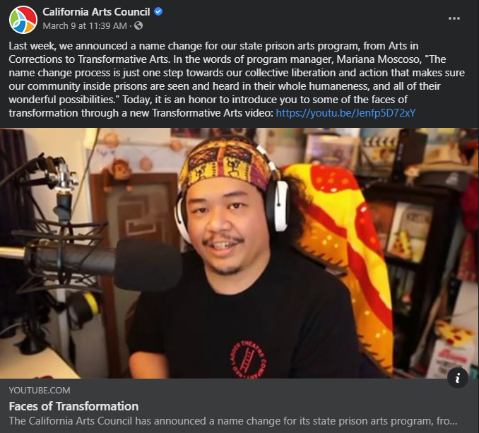 tasialabastro's tweet photo. Thank you @CalArtsCouncil for including @RedLadderCo and myself in the video, and for shouting out all the amazing work and people involved with the transformative arts! #theatre #transformativearts

Watch our vid here: https://t.co/5Tpyc1pIMp https://t.co/UMTHIdpK39