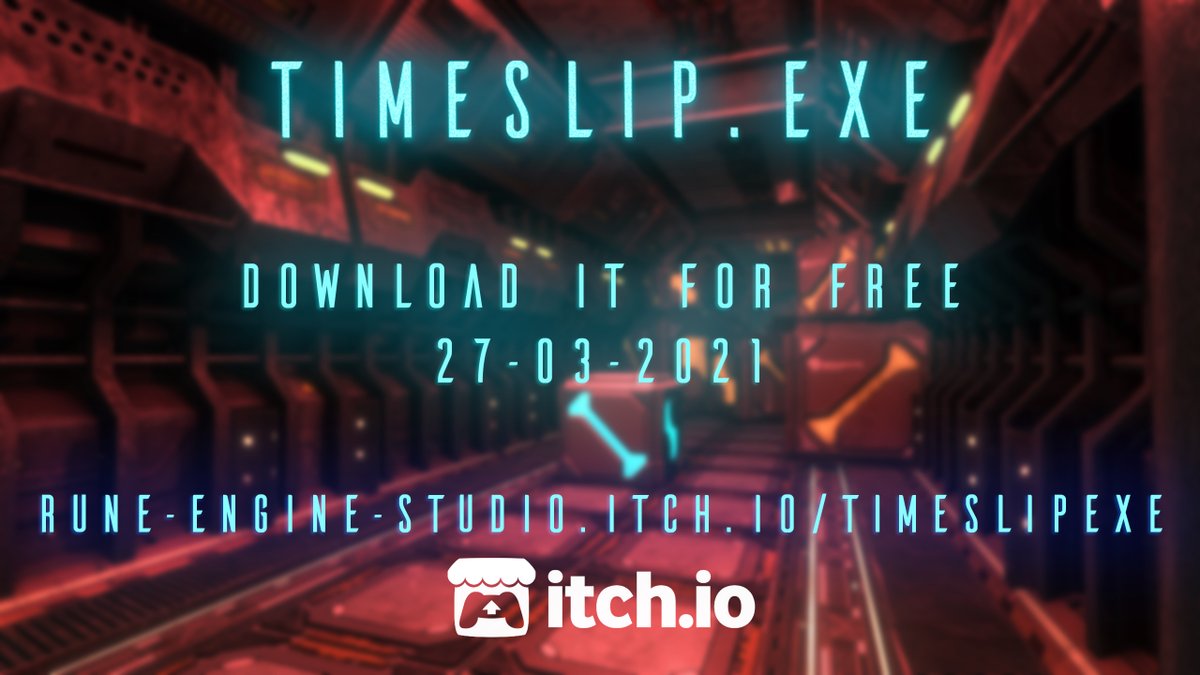 RuneEngine_St's tweet image. DO YOU WANNA PLAY TIMESLIP.EXE?

Stay tuned! The demo will be avalible on 27th of March, 2021.

Check out the itch.io webpage next saturday: rune-engine-studio.itch.io/timeslipexe