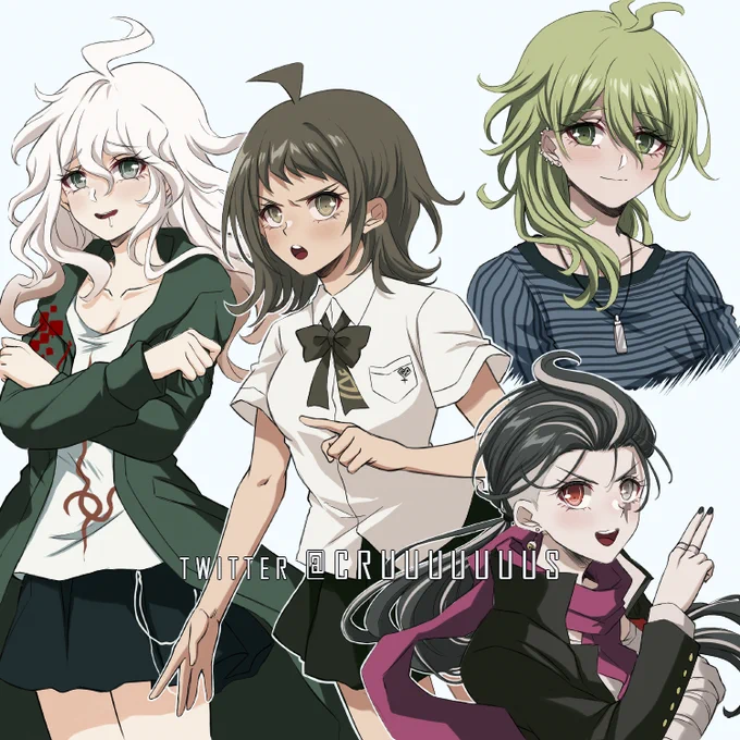 Danganronpa boys as girls ✨ 