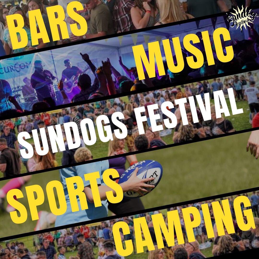 🌞SUNDOGS FESTIVAL 2021!🌞

BARS ☑️
MUSIC ☑️
FOOD STALLS ☑️
SPORTS ☑️
CAMPING ☑️
And much more! 

What else could you ask for! 

Keep your eyes peeled for the release of online discounted tickets!!!! 

#sundogsfestival