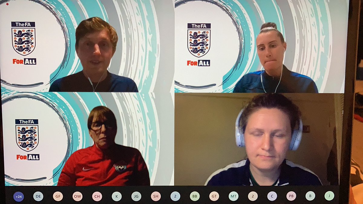 SkSmith005's tweet image. Looking forward to this Women into Coaching webinar hosted by @FA. Going to be great to connect with other female coaches #WomenInCoaching #CoachNetworking