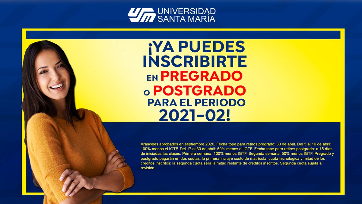 Universidad Santa María tweet media