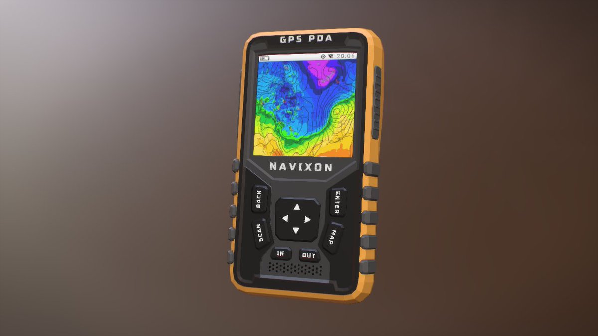 VWGAMEDEV's tweet photo. A Low Poly GPS PDA Computer for Arctic Expeditions🧭

#LowPoly #LowPolyArt #GameDev #IndieGameDev #GameArt #Unity #UnityEngine #3DArt #3DCG #PropCreation #GameProps #Unity3D #Expidition #Computer #Device https://t.co/KyJDh7ns2s