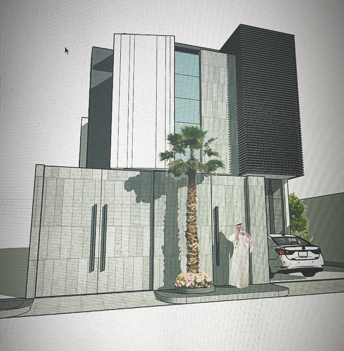 eng_altamimi2's tweet photo. العمل على تصميم واجهات فيلا خاصة..
محاولة استخدام شرائح الحديد
لتكسية بيت الدرج..
وتصميم الزجاج الممتد إلى حد السترة..
بالإضافة للبورسلان بقياسات متعد��ة..
والباب راح يكون درفتين كهربائي https://t.co/eANK8NHVaD