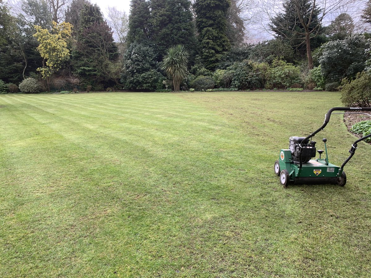 mrgardens's tweet photo. First scarification of the year #lawncare #gardens #gardening https://t.co/FLk932gVp0