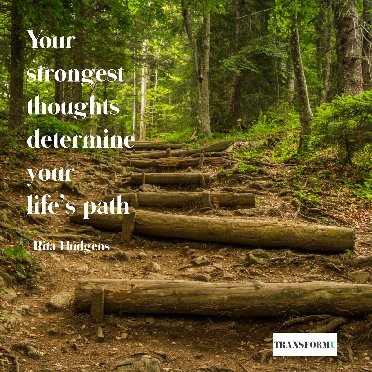 TransFormUniv's tweet image. Your thoughts determine your life’s direction.