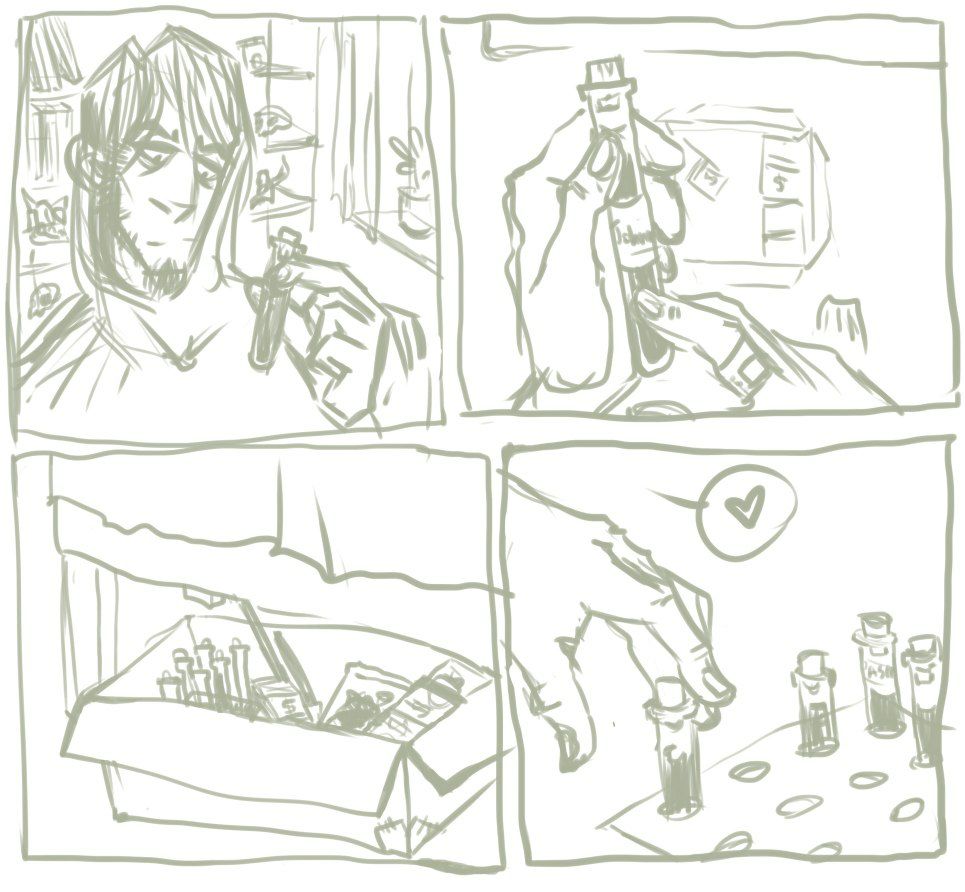 johnneycarnage's tweet photo. Fun fact: Ed collects small glas bottles of blood from his beloved ones
#slasheroc #originalcharacter #killeroc #sketch #ComicArt #myocs #myoc https://t.co/F0wnlenjVS