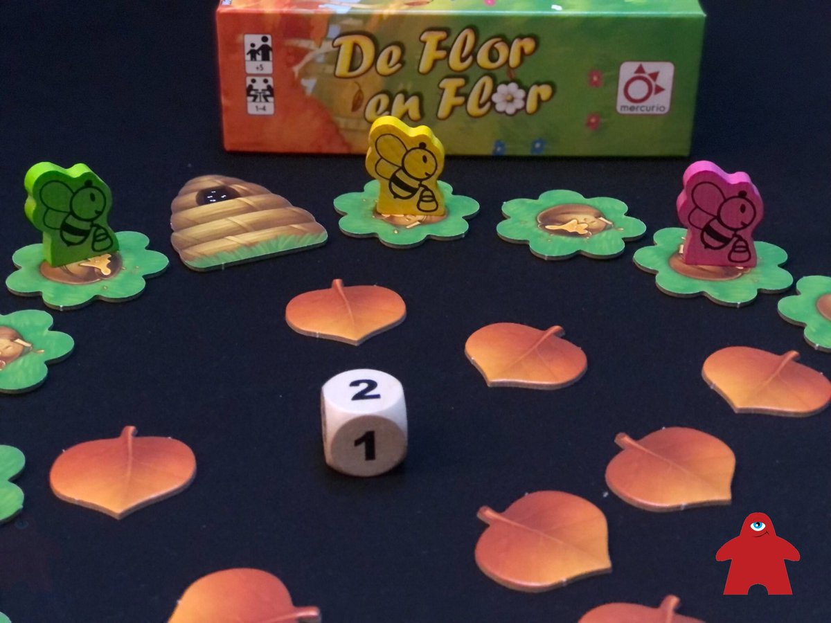 Cuentameunjuego's tweet photo. Antes de la llegada del otoño las abejas tienen que recolectar toda la miel posible. ¿Lo conseguirán? De Flor en Flor, un juego cooperativo de #WolfgangDirscherl e ilustrado por #MichaelMenzel que edita @Mercurio_Juegos
👥De 1 a 4 personas.
⏱15 minutos.
↘️A partir de 5 años. https://t.co/39vnTasbWN