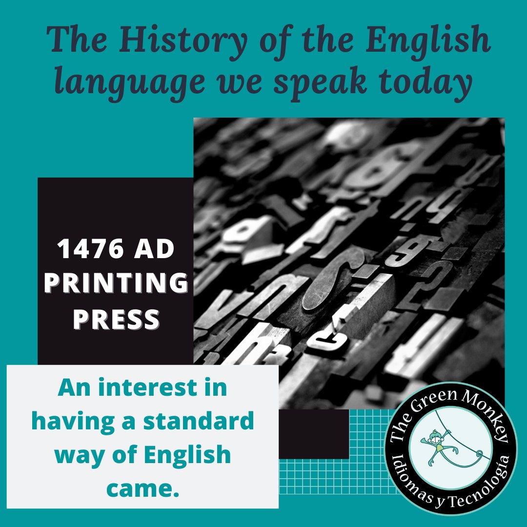 🐒 ¿Os suena el nombre de William Caxton o Westminster?

Él fue el primer editor en el país. En 1476 fundó la primera imprenta en los terrenos de la Abadía de Westminster.  A través de este nuevo medio, las obras en inglés se volvieron cada vez más comunes y se afianzó el idioma.