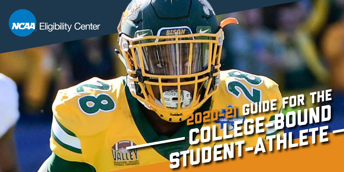 The 2020-21 Guide for the College-Bound Student-Athlete is a great resource for questions on the <a href="/NCAA/">NCAA</a>, <a href="/ncaaec/">NCAA Eligibility Center</a> registration and academic requirements.

➡️ on.ncaa.com/CBSA