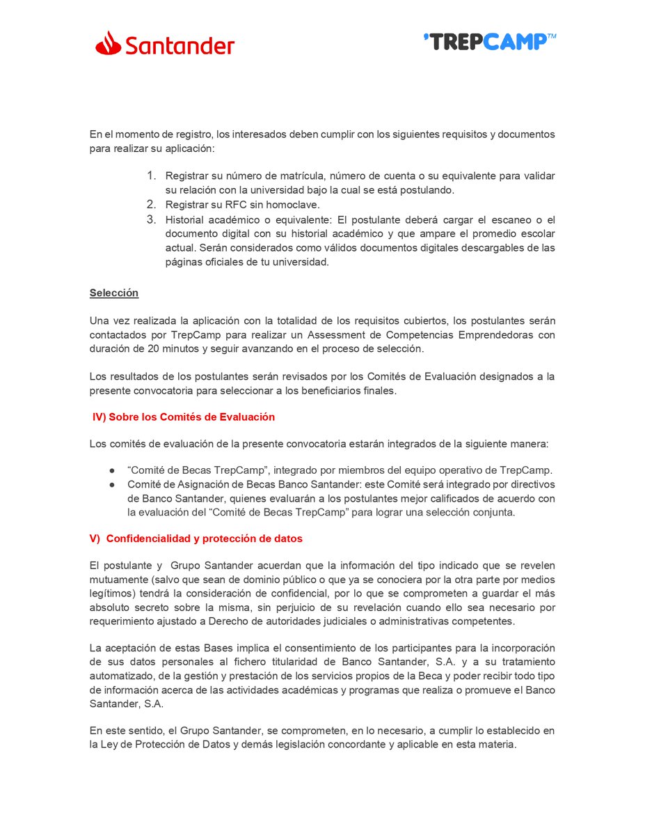 ITSZACAPOAXTLA's tweet photo. #BECAS  
#TREPCAMP 
Estudiantes del tecnológico de Zacapoaxtla, les invitamos a aplicar en la beca relacionada a la Convocatoria de Becas Santander, enfocada a las habilidades de Emprendimiento.
Aquí toda la información:👇 https://t.co/kqV2kI0V8D