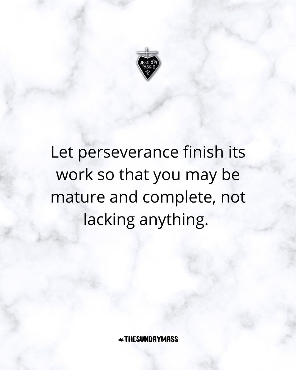 TheSundayMass's tweet photo. | James 1:4 |

#bibleverse #lordismystrength #biblescriptures https://t.co/KDwNh2Hku9