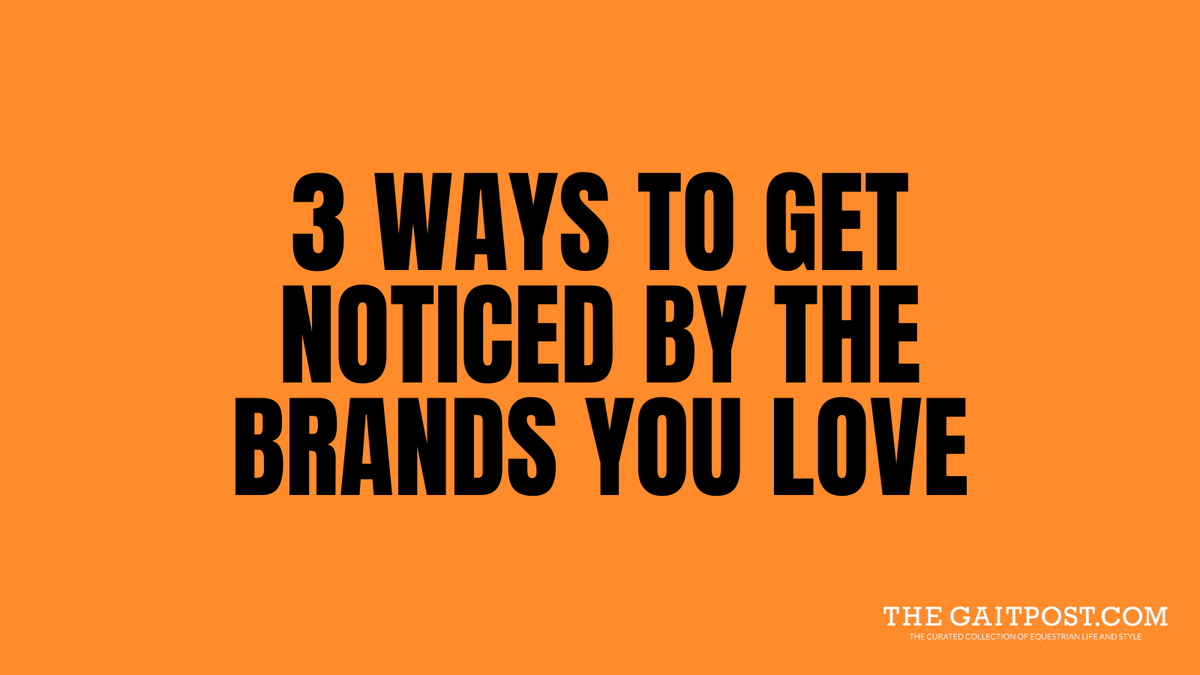 DREAMING OF BEING A BRAND INFLUENCER?

Top tips from <a href="/RheaFreeman/">Rhea Freeman</a> on how to stand out

🔗 thegaitpost.com/equestrian-bus… 

#businesscoaching #wednesdaywisdom