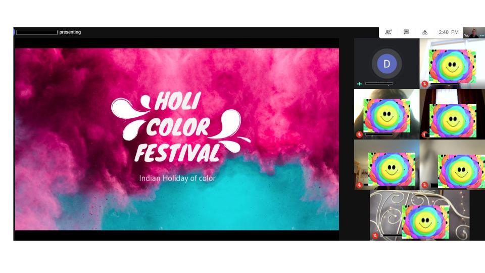 VWLibrarian1's tweet photo. The VWJHS Multicultural Club students who celebrate Holi (3/28-3/29) put together an AMAZING presentation explaining ALL about the festival. It was soooo informative. Thank you all! Devanshi, Pallavi, Saniya. #multiculturalclub #Holi @WCSDEmpowers @GriffinPride2 https://t.co/lOd3YIQhoN