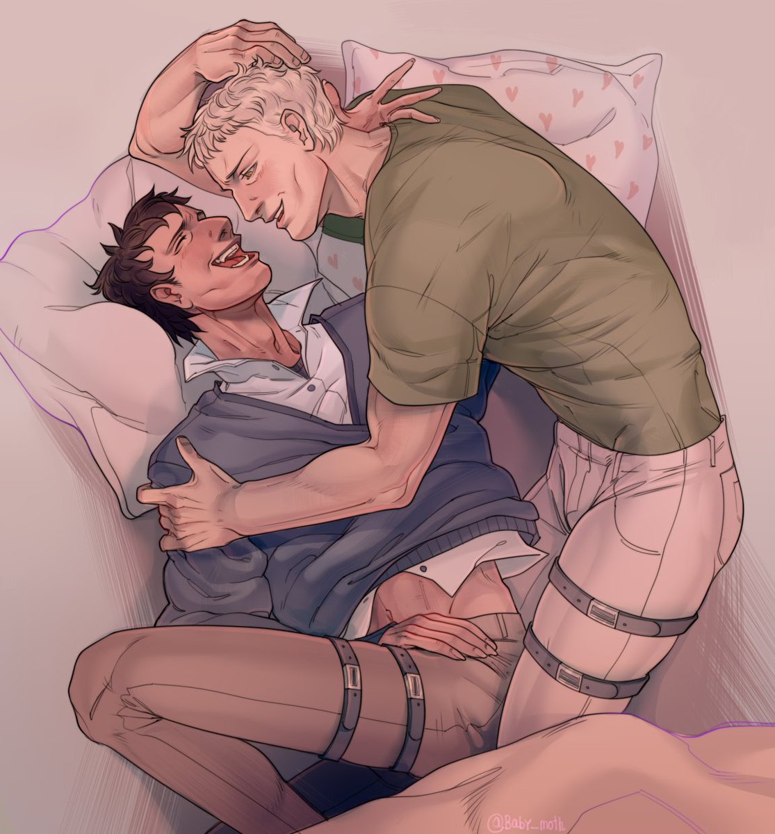 baby_moth's tweet photo. commission for @BeanMastrHedChf 

#reibert https://t.co/WWvu47zKTs