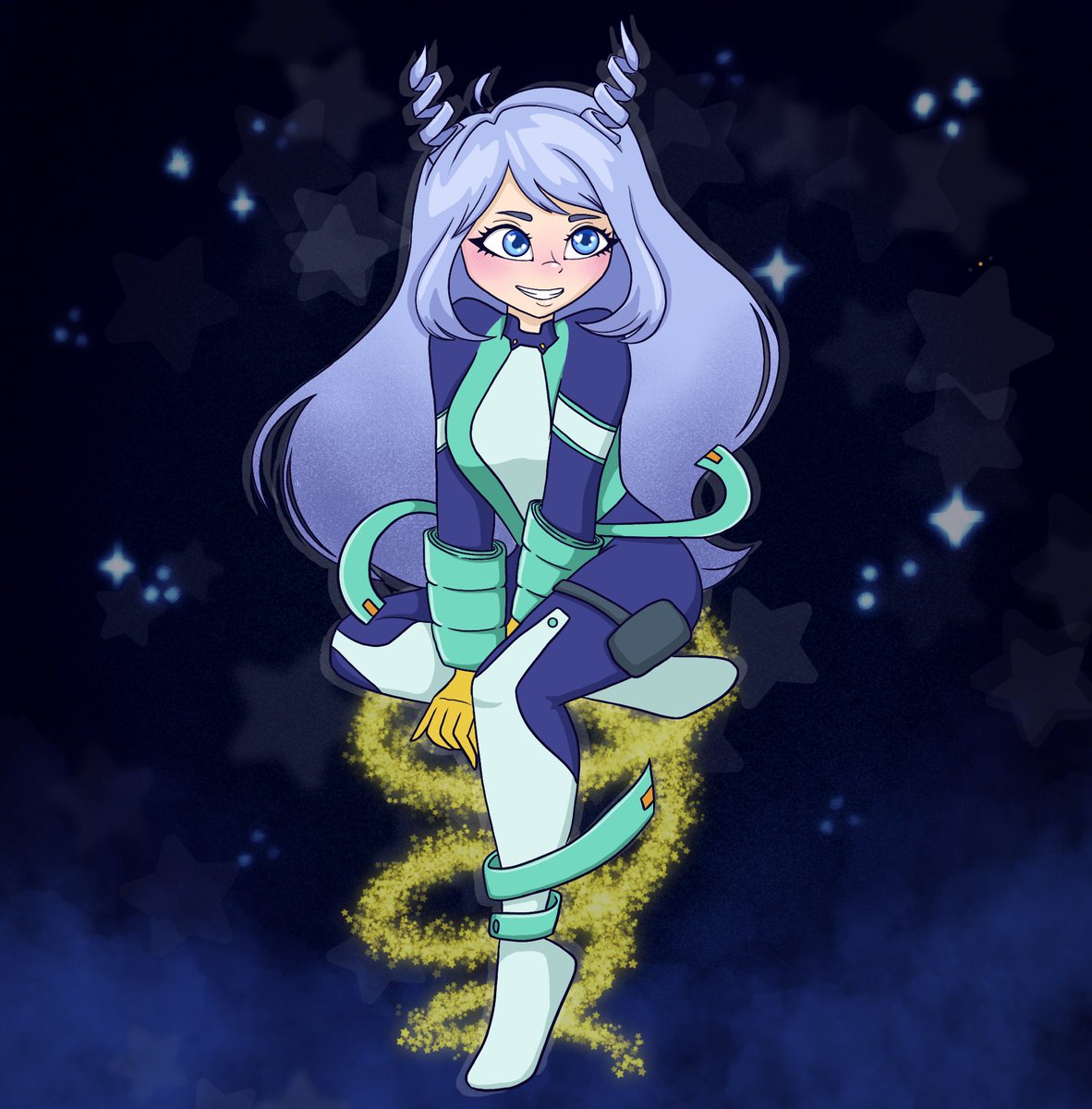 strawbghostart's tweet photo. Nejire Hado💙 
I love Nejire’s design, she has such a cute colour pallet💛

#nejirehado #nejire #hado #mha #myheroacademia #bnha #bakunoheroacademia #anime #manga #surge #quirk #heroes #digitalart #digitaldrawing #digitalillustration #art #drawing #illustration #artist #procreate https://t.co/eUTF8HAglb