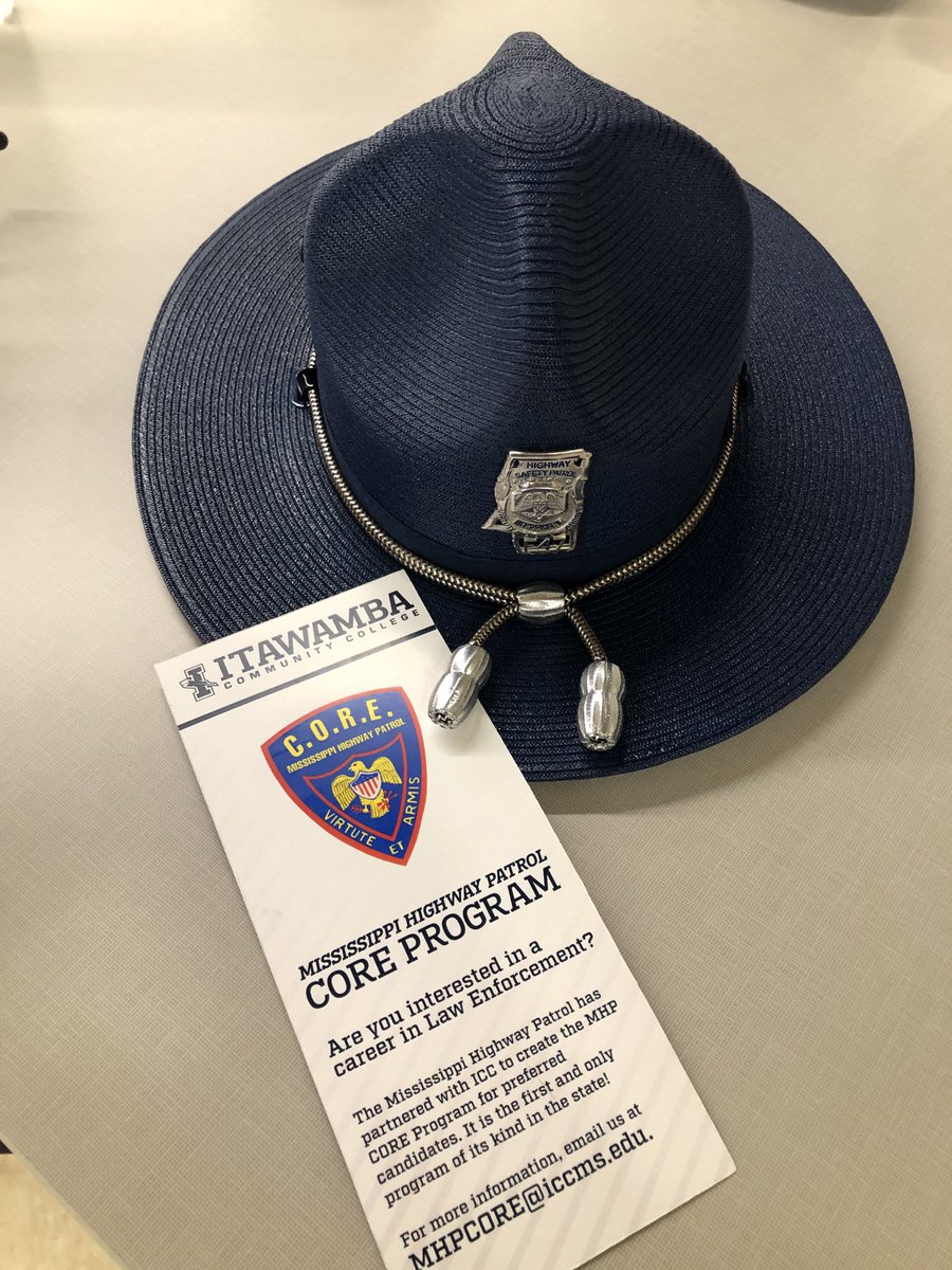 MHPTroopF's tweet photo. A big thank you to the Itawamba Community College Tupelo campus for allowing Lt. Turnipseed, Trooper Morrow, and Trooper McGee to speak on the new C.O.R.E program and Recruiting for future classes. #MHPCore https://t.co/YPq3bKV5iN