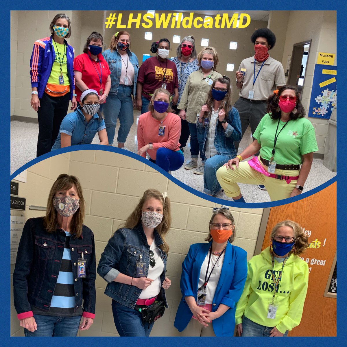 Erika_Perry11's tweet photo. #LHSWildcatMD CRUSHIN’ the 80s today in support of our #SpecialOlympics athletes! #UnifiedSC @LHSWildcatsLex1 https://t.co/0JQ71oLs7Y